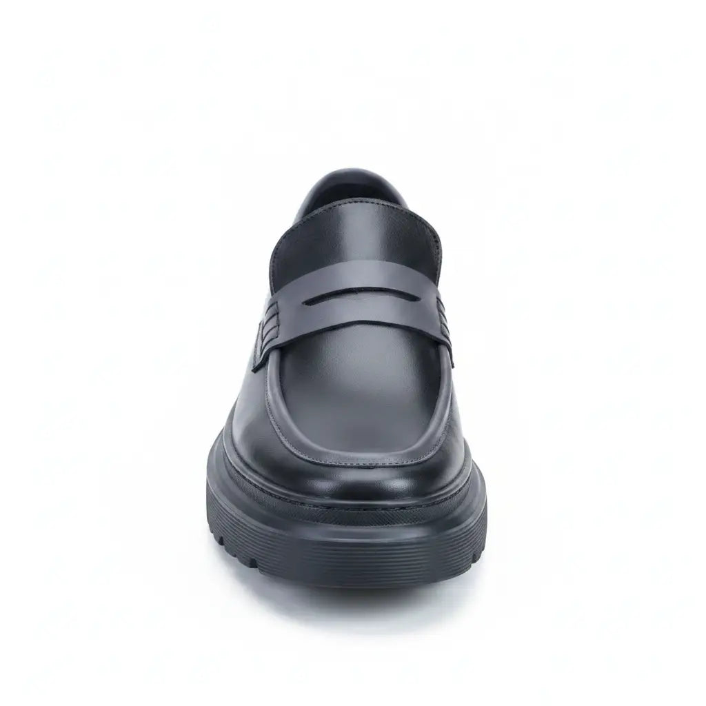 Black Royal - Mocassin Penny en Cuir Premium