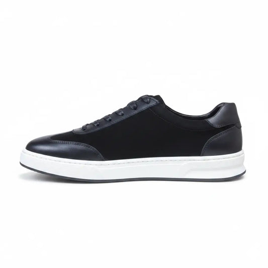 Lwizano Nero – Sneaker en Cuir Premium Noir pour Homme