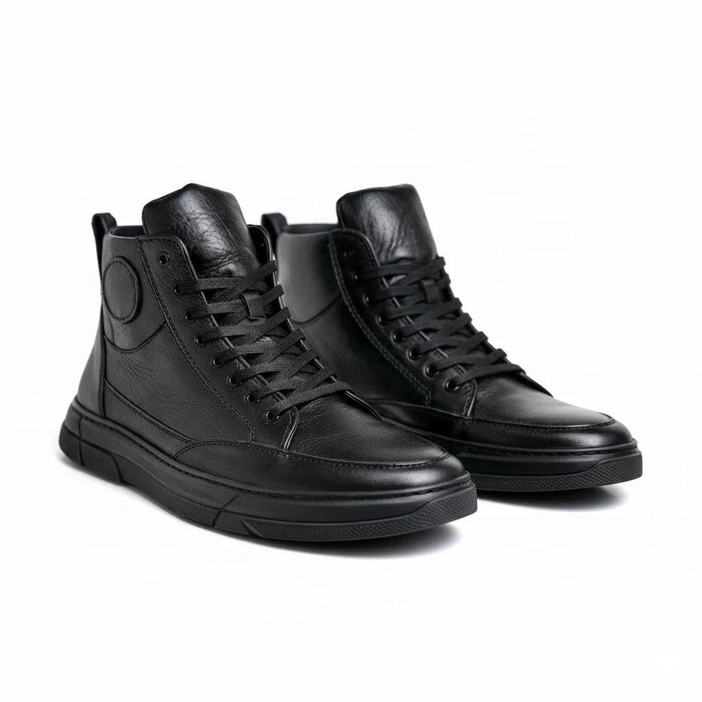 Bottine Imperia Noir en Véritable Cuir