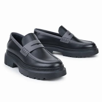 Black Royal - Mocassin Penny en Cuir Premium