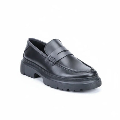Loafer Atlas noir en cuir premium
