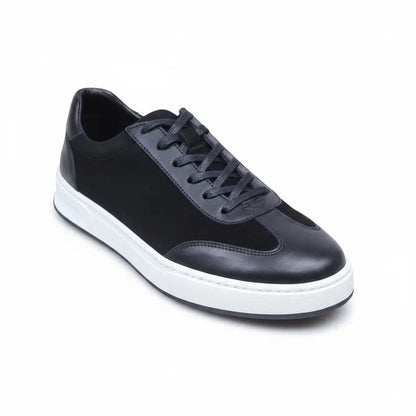 Lwizano Nero – Sneaker en Cuir Premium Noir pour Homme
