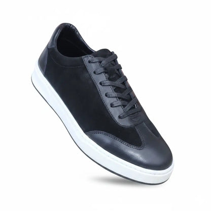 Lwizano Nero – Sneaker en Cuir Premium Noir pour Homme