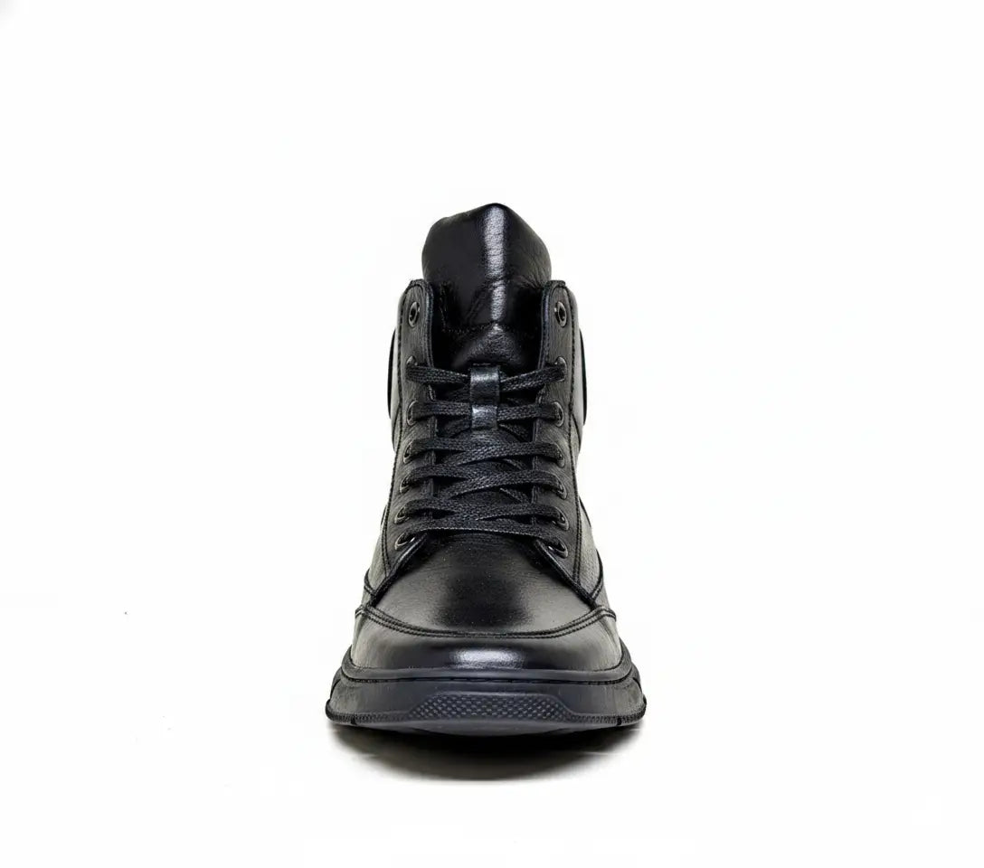 Bottine Imperia Noir en Véritable Cuir