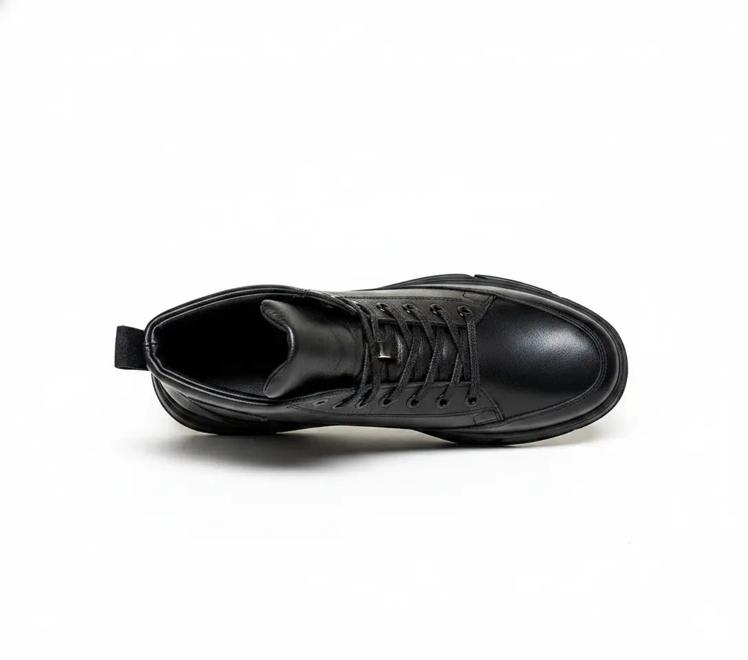 Bottine Imperia Noir en Véritable Cuir