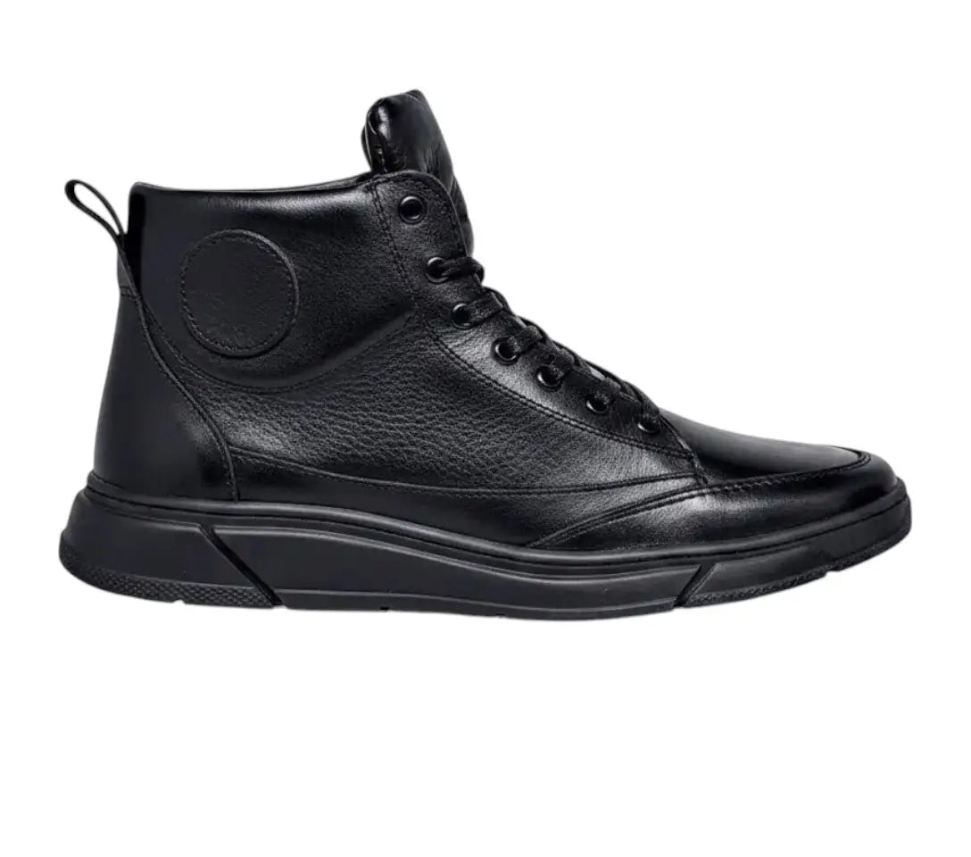 Bottine Imperia Noir en Véritable Cuir