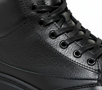 Bottine Imperia Noir en Véritable Cuir