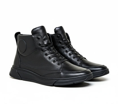 Bottine Imperia Noir en Véritable Cuir