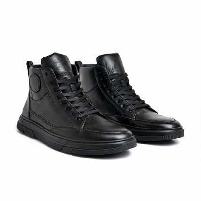 Bottine Imperia Noir en Véritable Cuir