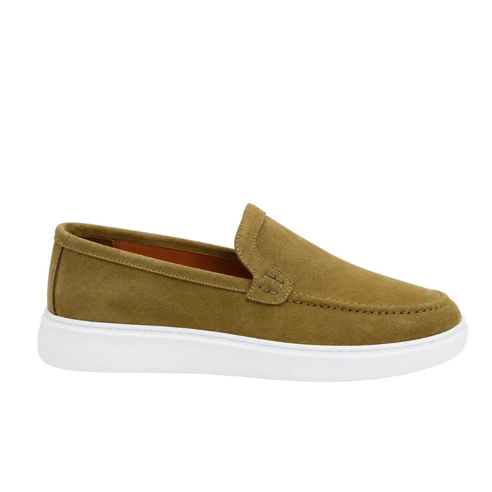 Mocassin Lwizano en Daim Beige