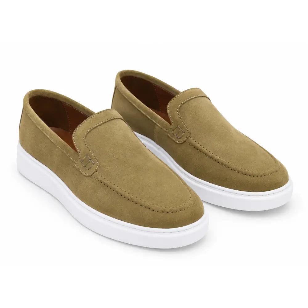 Mocassin Lwizano en Daim Beige