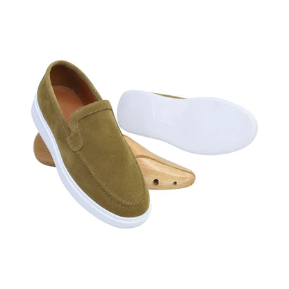 Mocassin Lwizano en Daim Beige