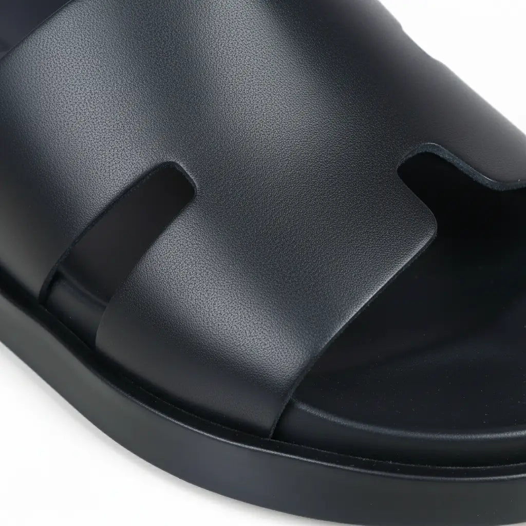 Sandal Lwizano en cuir véritable