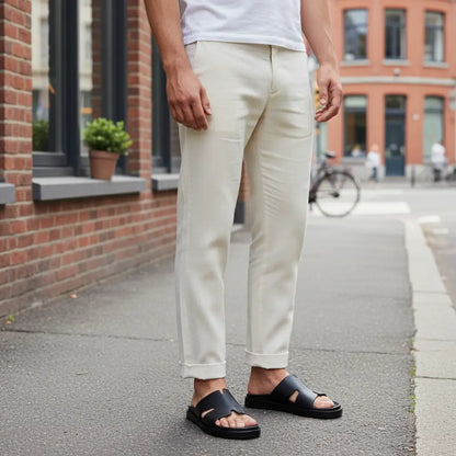 Sandal Lwizano en cuir véritable