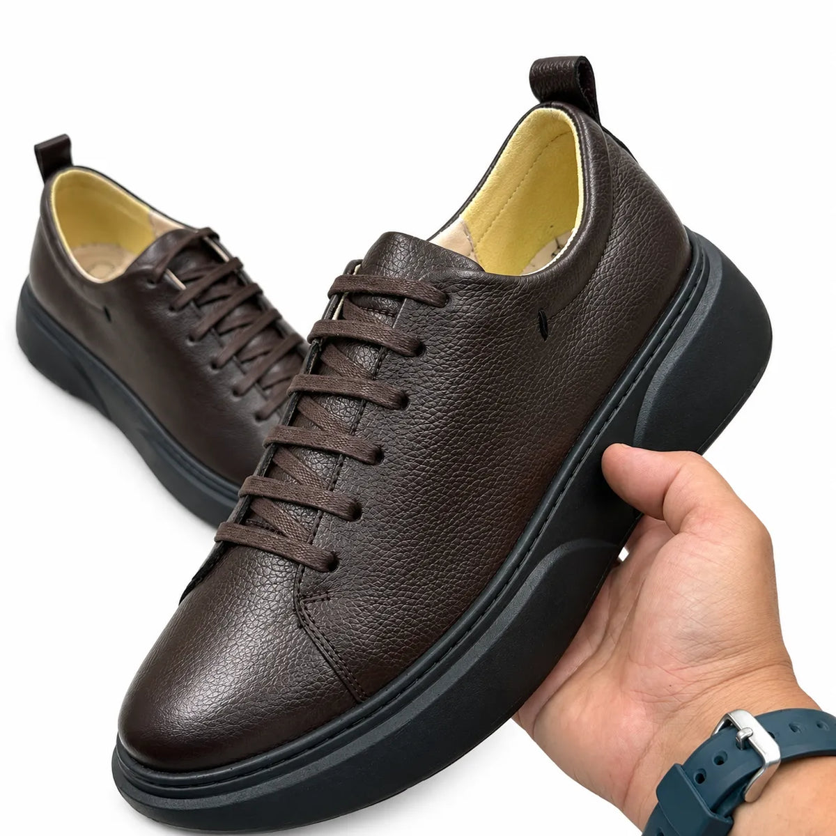 Velmont– Sneaker Urbain en Cuir Premium