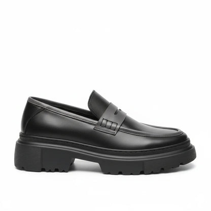 Loafer Atlas noir en cuir premium