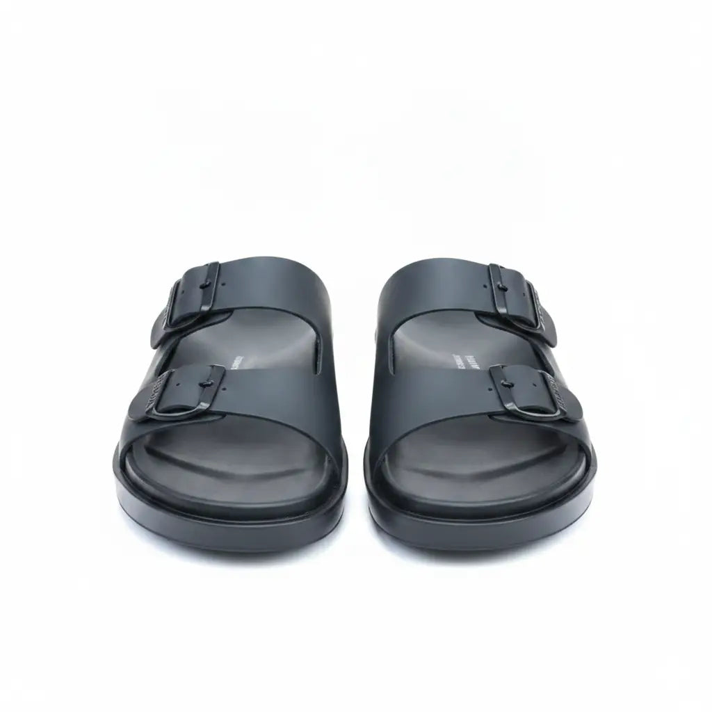 Nero Prestige– Sandales Premium en Cuir Véritable