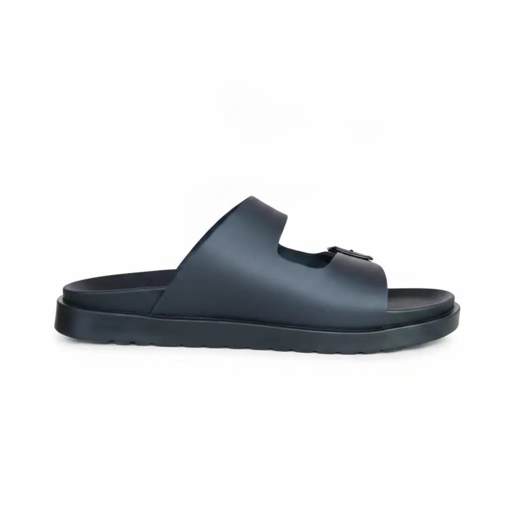 Nero Prestige– Sandales Premium en Cuir Véritable