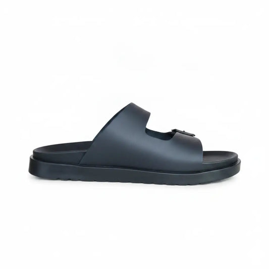 Nero Prestige– Sandales Premium en Cuir Véritable