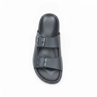 Nero Prestige– Sandales Premium en Cuir Véritable