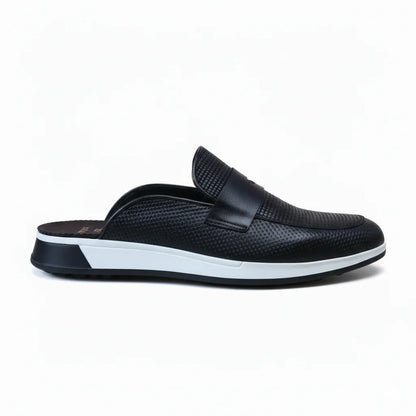 Sabot LW Noir en cuir véritable