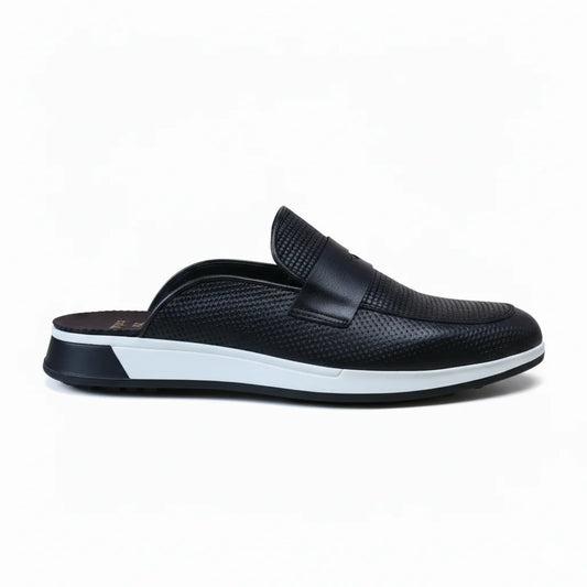 Sabot LW Noir en cuir véritable